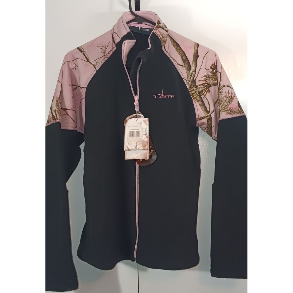 Realtree womens jacket NWT small coat fleece pink camo hunting western outdoor